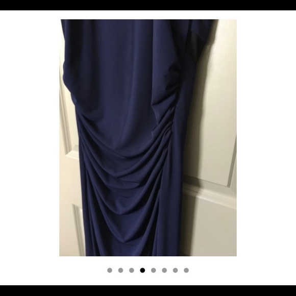 Laundry by Shelli Segal Navy Gown - Picture 4 of 8